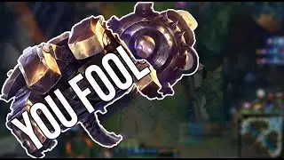 Ловушка Блицкранка в LEAGUE OF LEGENDS