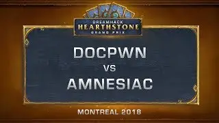 Swiss Round 5: Docpwn VS Amnesiac - DreamHack Montreal 2018