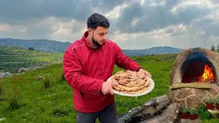 Palestinian musakhan with fresh olive oil | Life in the Palestinian countryside