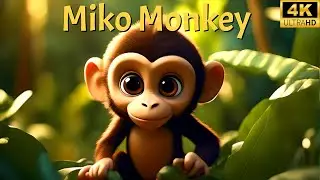Join Miko The Monkey On His Latest Adventure In This Cute Cartoon! |@Bedstory81