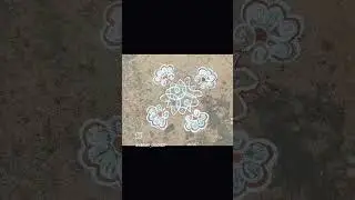 &ldquo;Dots and patterns making magic 💫&rdquo;. #VibrantRangoli#ArtOnTheFloor