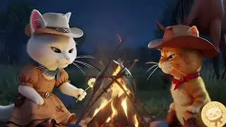 The Cowboy Cat! Meow- | December special #cartoon #cowboycat