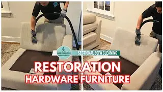 Restoration Hardware Furniture | Sectional Sofa Cleaning in Summit NJ