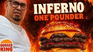 🇯🇵🍔👑 Japan&rsquo;s Burger king BEST in the world! Inferno ONE POUNDER review #gordonramsay #burgerking 