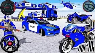 Police Car Chase Simulator 3D Game - Real Cop Cars Driving Simulator 2025 - Android GamePlay