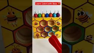 Fun Colorful Learning Video with Bees 🐝 | Subscribe & Like 🥰
