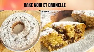 Recette de cake a la cannelle et aux noix