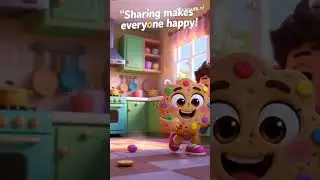 Sharing is Sweet! 🍪 Funny Cookie Story for Kids | HappySpell Kids