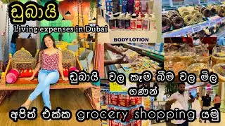 ඩුබායි කෑම බීම වල prices/එක්කෙනෙක්ගේ කෑම බීම 🌭 🍞🍔වලට කීයක් විතර අතේ ගේන්න ඕනෙද?/shopping vlog
