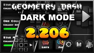Geometry dash 2.2 | Dark Mode Texture Pack | By GhostPower & BitZ