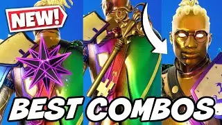 BEST COMBOS FOR *NEW* MALIK SKIN (AURIC BLAZE SUPER LEVEL STYLE)! - Fortnite