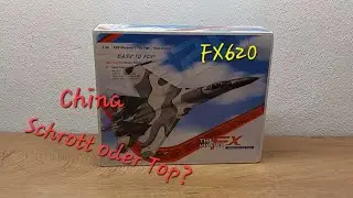 FX620 RC Flugzeug-Unboxing und Testflug was kann das China Teil? (German/Deutsch)