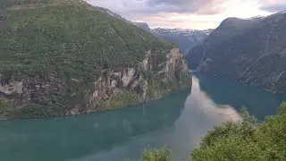 Norway. نشيد حمدا  لربي ، من اناشيد عبدالله المهداوي ،ومضيق  جيرانجر الجميلة #عبدالله_المهداوي