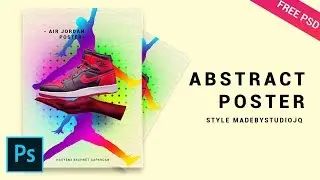 Concept Air Jordan Abstract Poster ala StudioJQ - Tutorial Photoshop CC 2019