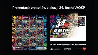📯 Znaczki 34. Finału WOŚP – prezentacja kolekcji Poczty Polskiej i PWPW | konferencja prasowa