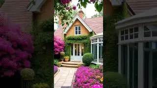 Beautiful House and Vibrant Garden #beautifulhomes #naturehome #vibrant