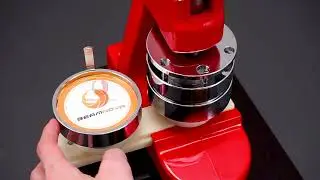 BEAMNOVA 37mm Button Maker Machine Interchangeable Die Mold with 100 Sets of Button Parts