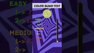 Can You Pass This Color-Blind Test? 👁️😳 #colorblindtest  #brainteasers #viralvideo