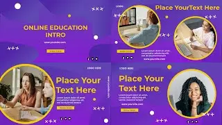 Online Education Promotion Intro After Effects Template | Library of School  AE Templates
