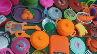 Satisfying with unboxing #colr full miniature barbie kitchen tokri fruit set toys #asmr #video 