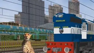 Microsoft Train Simulator WDM3A Locomotive Animal Crossing 🚸 Accident 😡 4k Ajmgamig 