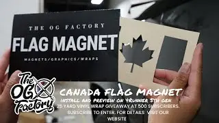 4Runner 5th gen Canada 3M desert ten Flag magnet / new product drop