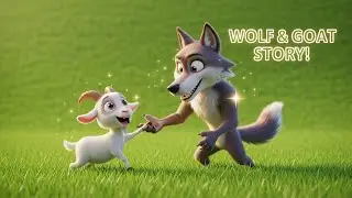 Smart Goat and Hungry Wolf  | Kids Moral Story | Cartoon Animation