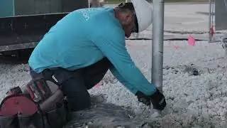 Helical Piling Installation By Coastal Foundation Solutions