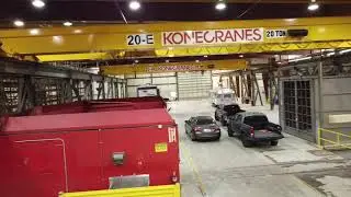 KONECRANES 20 TON DOUBLE GIRDER TOP RUNNING APPROX 64' WIDTH BRIDGE CRANE (Lot 7)