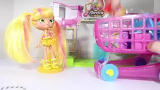 Shopkins Shopping Cart and Mini Packs Set Unboxing Skit