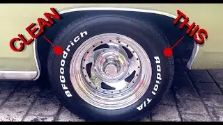 HOW TO: Clean White Wall/White Lettering on Tyres