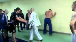 Ceremonia pasowania w klubie Ronin Gold Team Koszalin - grudzień 2009