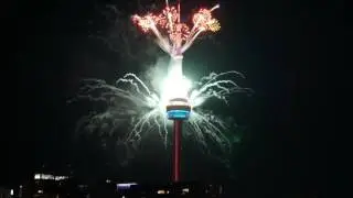 Canada 150 Fireworks 2017 - CN Tower - John Windisman