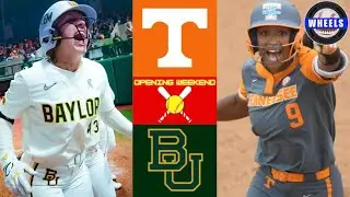 #2 Tennessee vs #19 Baylor Highlights (Game 2) | 2024 College Softball Highlights