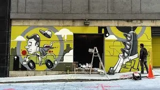 Anthony Lewellen: Chicago Mural Timelapse | Zipcar