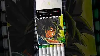 DRAWING Broly Dragon Ball Super Broly #drawing #broly #dragonballsuperbroly