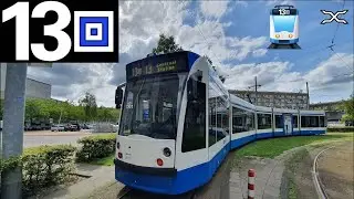 🚊 GVB Amsterdam Tramlijn 13 Cabinerit Geuzenveld - Centraal Station - Westermarkt | Tram Driver 2020