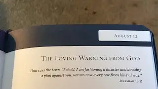 Daily Devotion 8-12-23, The Loving Warning From God