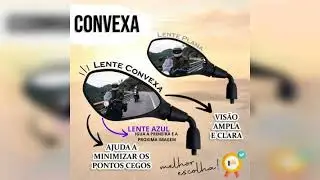 Review: Retrovisor Bmw F800 Rebaixado 90&deg; Honda Lente Convexo Azul