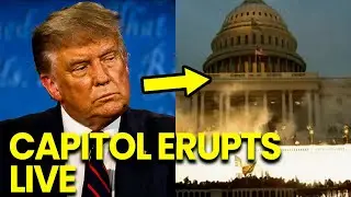 Trump SCRAMBLES as Capitol Hill ERUPTS LIVE
