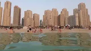 Dubai Beach Dubai Beach Movement - 4K