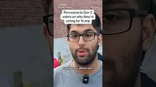 Pennsylvania Gen Z voters on why they're voting for Trump
