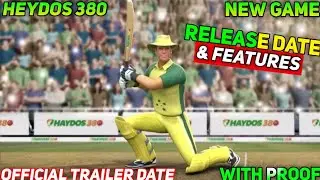 HAYDOS 380 CRICKET GAME RELEASE DATE CONFIRMED || HAYDOS 380 OFFICIAL TRAILER ||