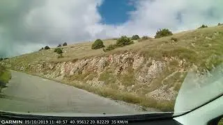 DRIVE #799: Stenje-NP Galičica-Trpejca (North Macedonia) (timelapse 4x) *Read Description*