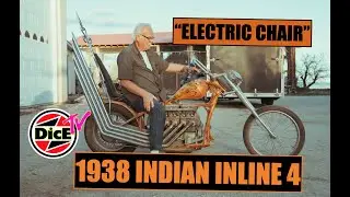 The Electric Chair - 1938 Indian Inline 4 Chopper #DicEmagzine #indianmotorcycles