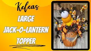 Large Jack O Lantern Topper