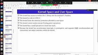 Part 2 - Understanding Kernel Space and User Space |    | Linux kernel certification online course