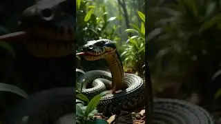 Giant Jungle Snake | Shocking Wildlife Encounter #youtubeshorts #snake #viral
