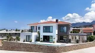 Vila s bazénem blízko moře Severni KYPR