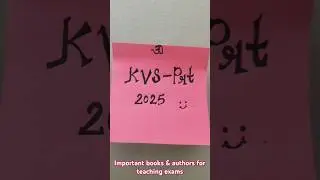 Important topic for Railway teachers & KVS  #railwayteachervacancy #kvs #teachingexams #kvsprt2025